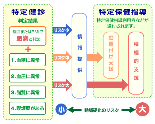 特定保健指導の対象者はこのように選ばれます!